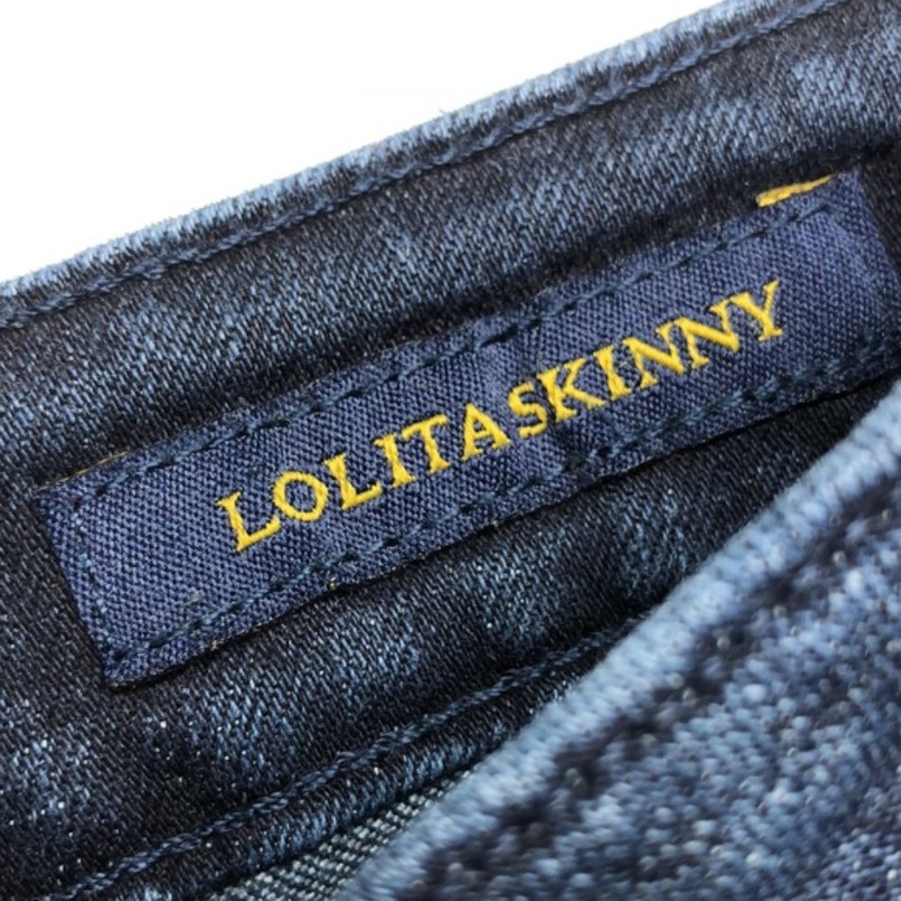 LIKE NEW VINTAGE LUCKY BRAND LOLITA SKINNY JEANS 6/28x29 🍀 - Picture 5 of 12